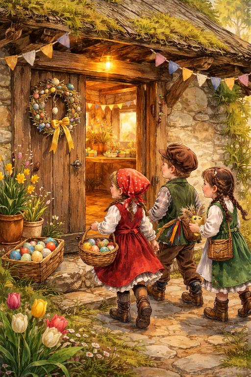 30.3. Velikonoční tvoření v Hornickém domečku pro třídu Vlaštovičky